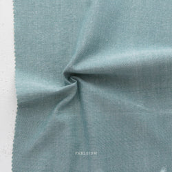 Fableism Everyday Chambray - Bay Leaf, 1/4 yard