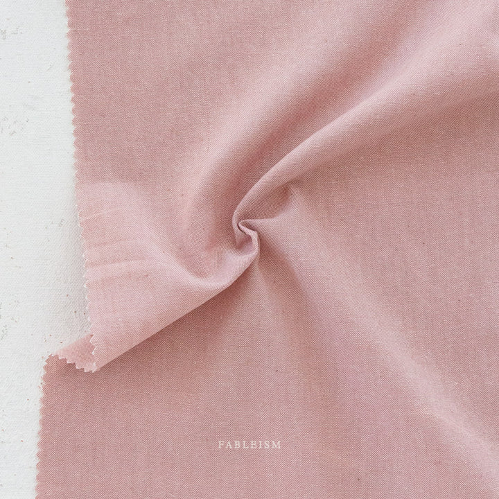 Fableism Everyday Chambray - Rosa, 1/4 yard