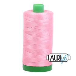 Aurifil Thread - Bright Pink 2425 - 40wt Thread Aurifil 