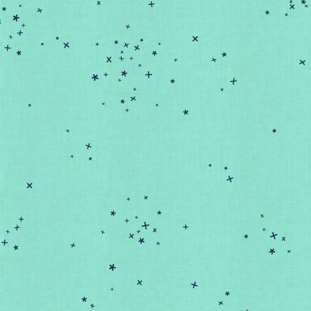 Freckles - Unbleached Cotton, Mint Chip Fabric Cotton + Steel 