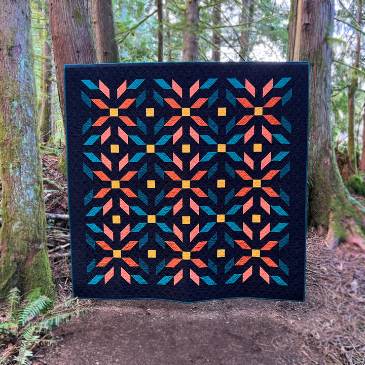 Forest Flowers Quilt Kit