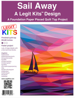 LEGIT KITS, Sail Away Quilt Kit