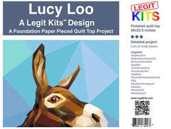LEGIT KITS, Lucy Loo Quilt Kit Quilt Kit Piece Fabric Co. 