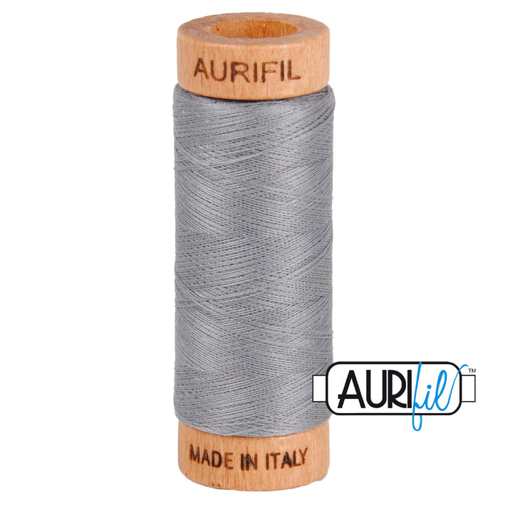 Aurifil Thread - Grey 2605 - 80wt - 270m / 300yds