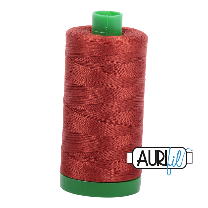 Aurifil Thread -Terracotta 2385 - 40wt