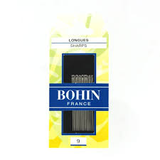 Bohin Sharps, Size 9, 20 pcs
