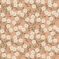 Get Out and Explore; Wild Vines - Peach, 1/4 yard